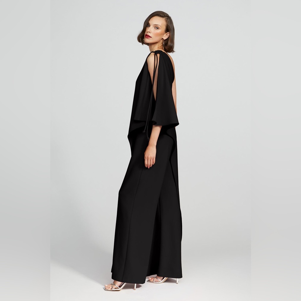 Halston Ignacia Jumpsuit in Luxe Crepe - Picture 4 of 9